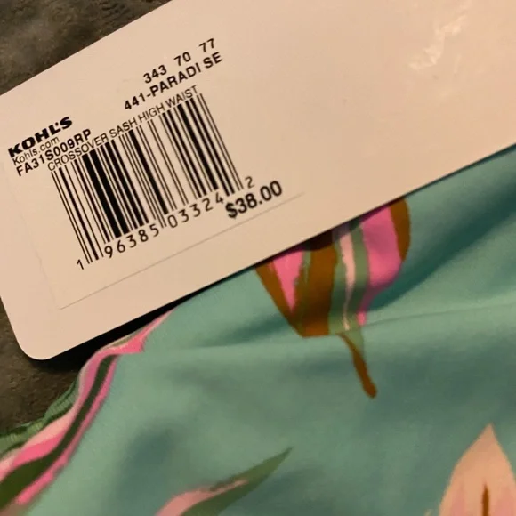 Freshwater paradise bikini bottom size-L - Picture 3 of 7